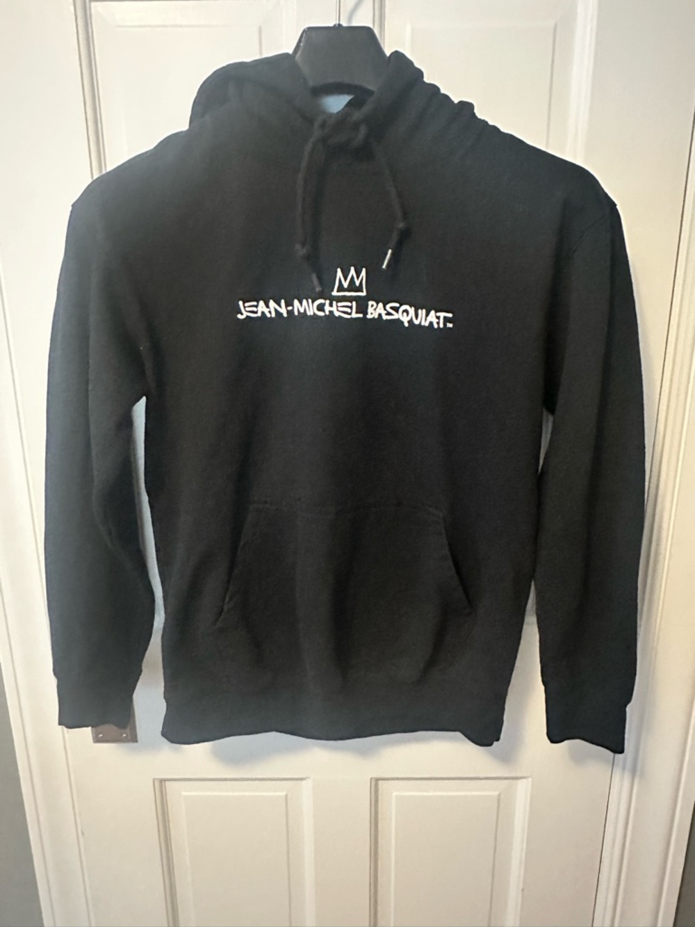 Jean-Michel Basquiat Black Graphic Hoodie - Men's Medium